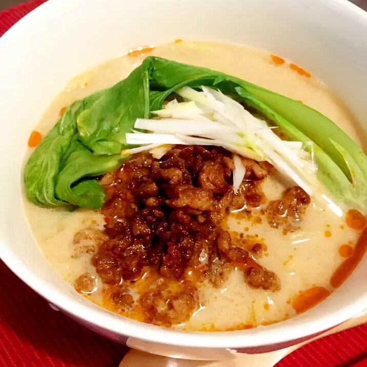 スープは混ぜるだけ！簡単坦々麺♡